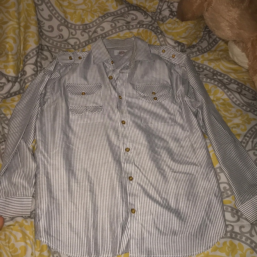 🎊🎉 5 for $20🎉🎊men’s longsleeve striped shirt